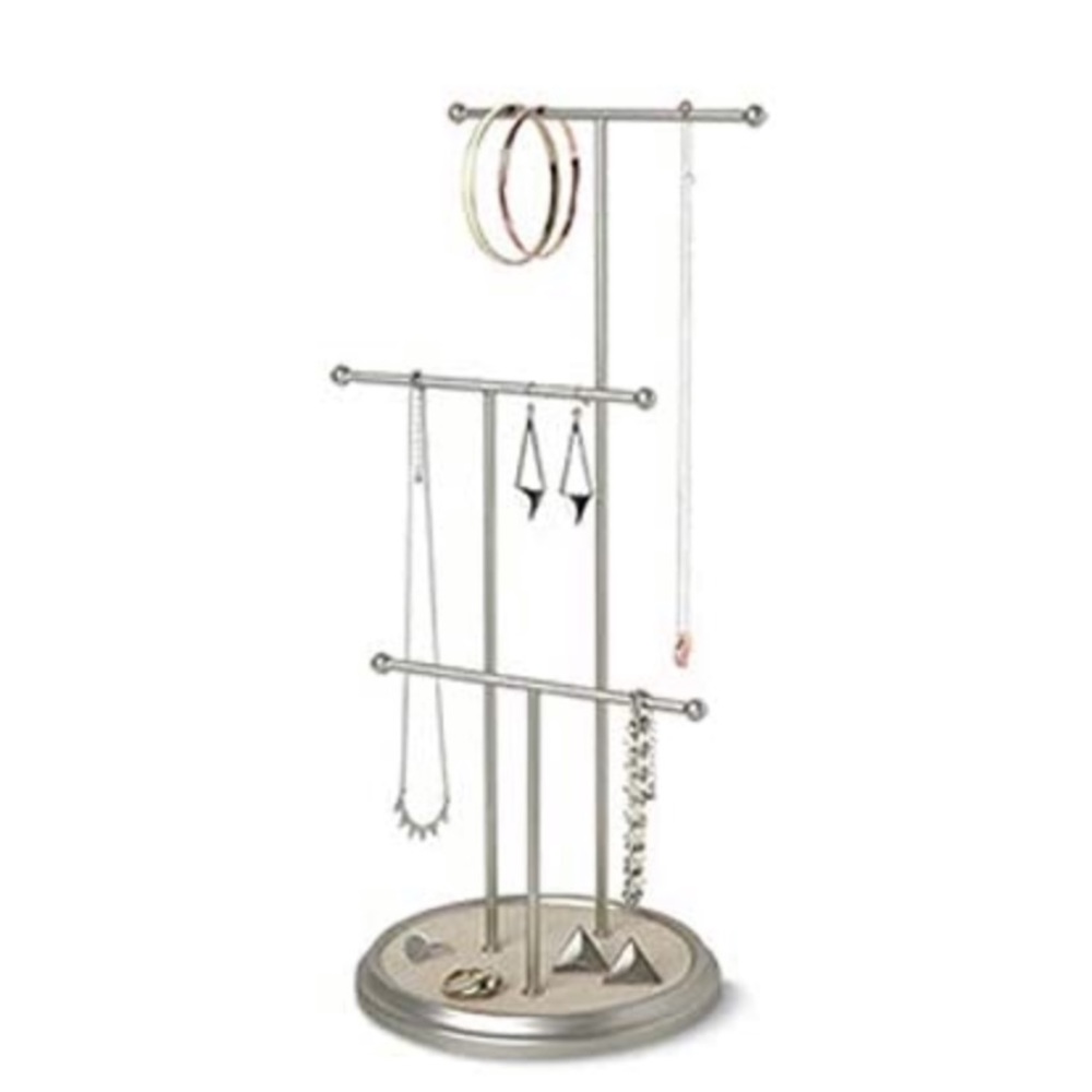 Huntington Home Nickel Plated Jewelry Stand
